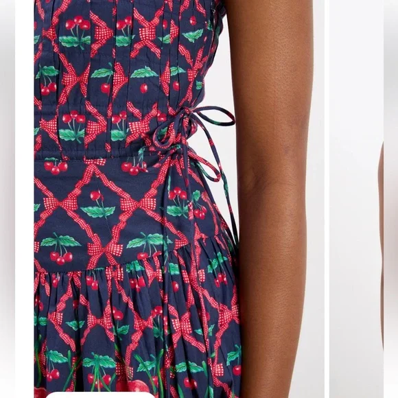 NEW Damson Madder Kelia Midi Dress - Cherry Pie - Picture 3 of 4